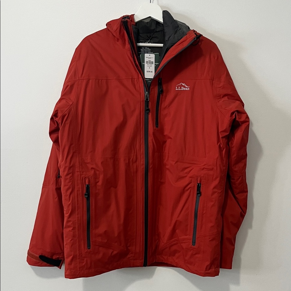 L.L. Bean Men's Vibrant Red Performance Jacket
